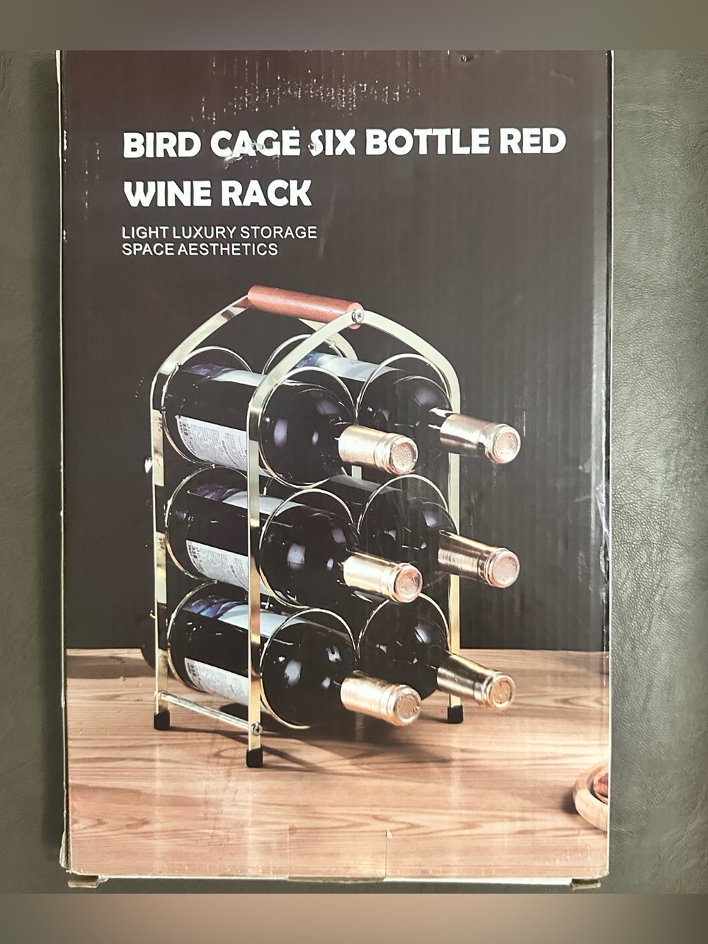 Counter wine rack